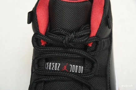 BLACK 528895-012 MENS AIR RED 11 RETRO JORDAN  LOW "BRED" 1111